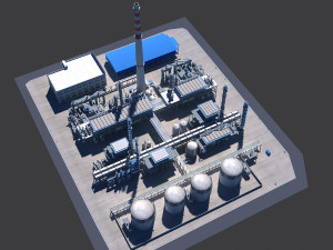 refinery Modelo 3D