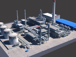 refinery Modelo 3D