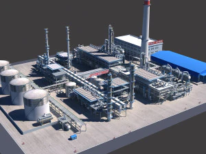 refinery 3D Model