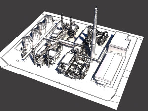 refinery Modelo 3D