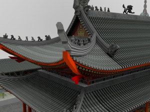 ancient chinese palace 3D Model