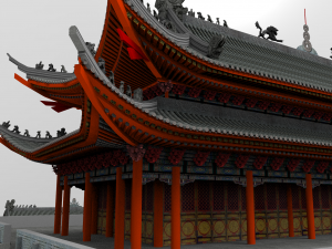 ancient chinese palace 3D Model