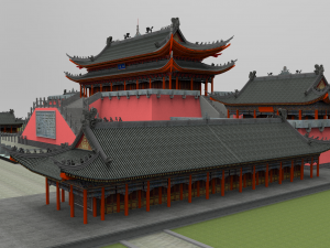 ancient chinese palace 3D Model