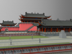 ancient chinese palace 3D Model