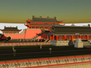 ancient chinese palace 3D Model