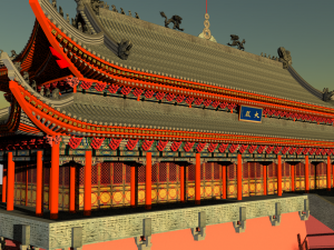ancient chinese palace 3D Model