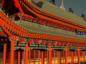 ancient chinese palace 3D Model