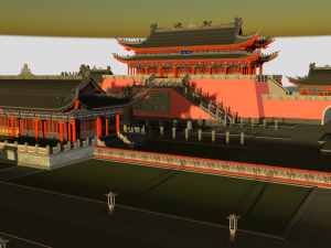 ancient chinese palace 3D Model