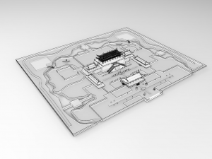 ancient chinese palace 3D Model