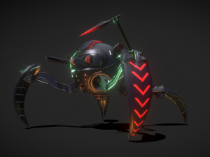 mech-spider-ninjia 3D Model