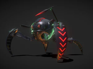 mech-spider-ninjia 3D Model