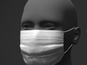 disposable medical mask 3Dモデル