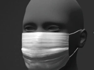 disposable medical mask 3D Model