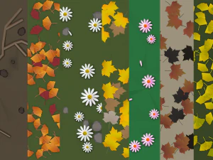 Low-Poly-Terrain-Texturpaket Pro CG Texturen