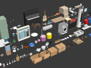 low poly pro Modello 3D