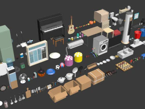 low poly pro 3D Model