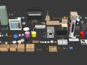 low poly pro 3D Model