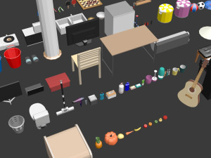 low poly pro Modello 3D