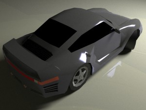 porsche 959 1986 lowpoly 3D Model
