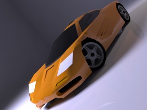 mclaren f1 1993 lowpoly 3Dモデル