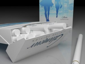 glamour blue cigarettes 3D 모델