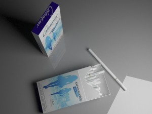 glamour blue cigarettes 3D 모델