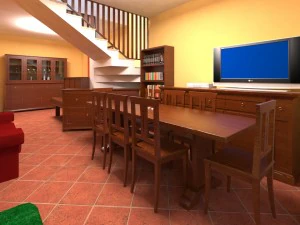 poor art furniture set 3D Model