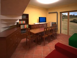 poor art furniture set 3D Model