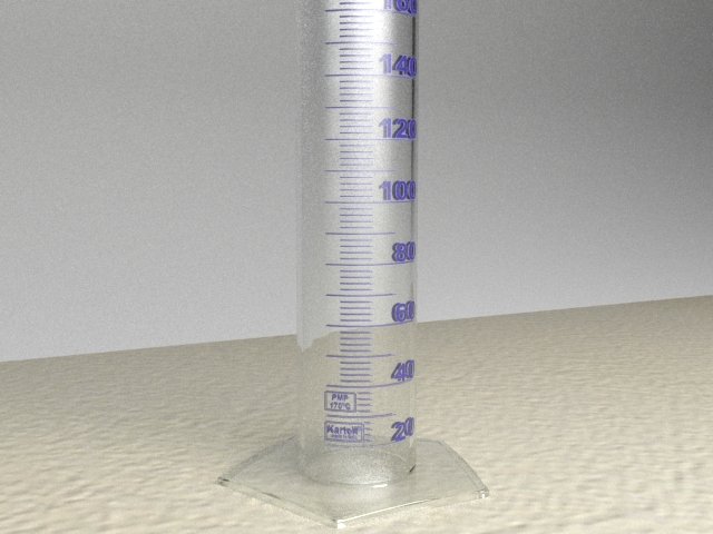 graduated cylinder 3D Модель .c4d .max .obj .3ds .fbx .stl .blend 