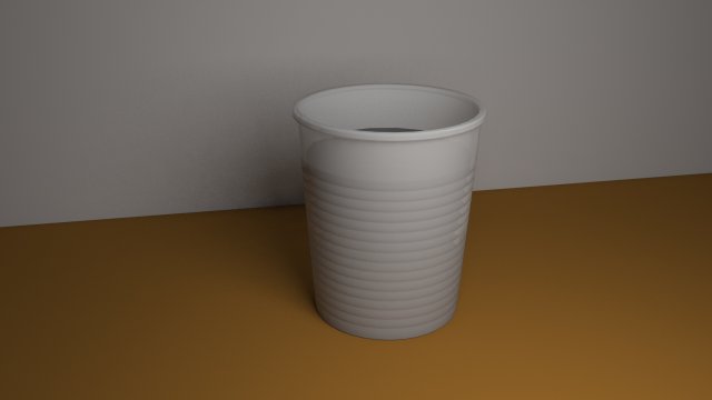 plastic cup Modelo 3D .c4d .max .obj .3ds .fbx .stl .blend 