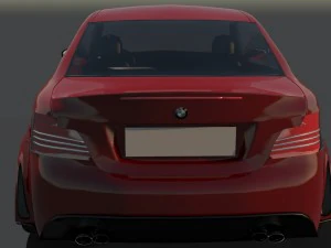 bmw serie 1 coup e82 3D Model