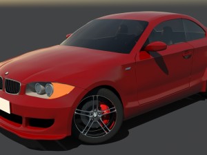 bmw serie 1 coup e82 3D Модель