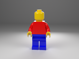 lego man 3D मॉडल