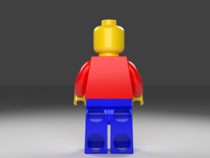 lego man 3D मॉडल