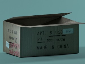 packaging box Model 3D