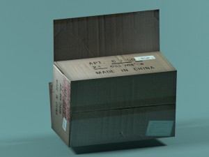 packaging box Model 3D