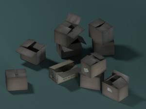 packaging box Model 3D