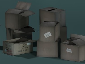 packaging box Model 3D