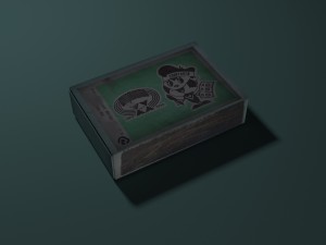 match box with match sticks 3D Model