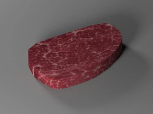 carne Modelo 3D