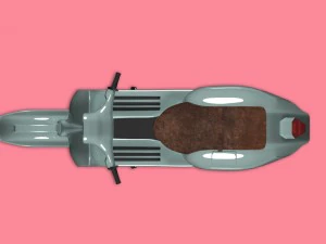 scooter vespa sprint 1966 3D Model