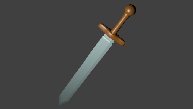 Download sword simple 3D Model