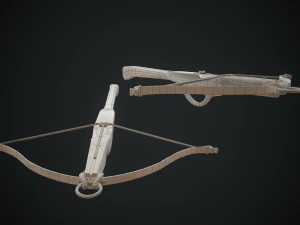 medieval crossbow 3D Model