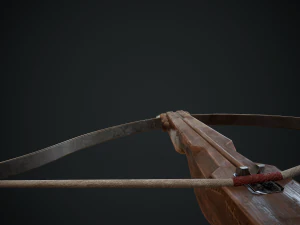 medieval crossbow 3D Model