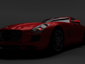 mercedes benz sls amg 3D Model