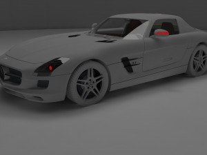 mercedes benz sls amg 3D Model
