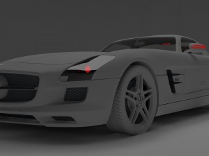 mercedes benz sls amg 3D Model