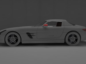 mercedes benz sls amg 3D Model