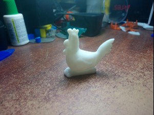 chicken 3D-printmodel