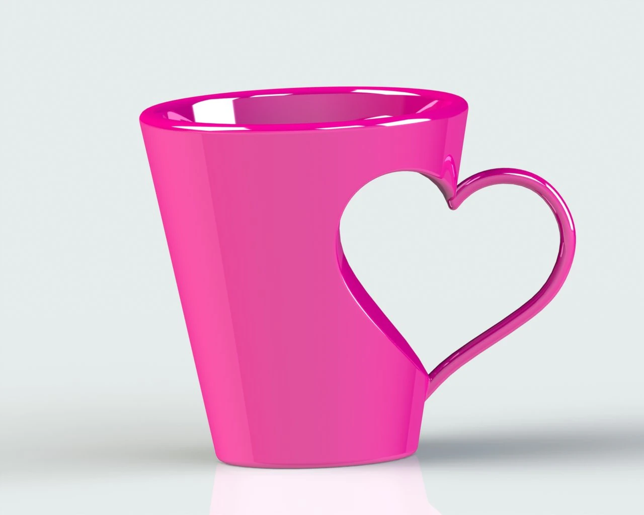vaso corazon 3D Model .c4d .max .obj .3ds .fbx .stl .blend 